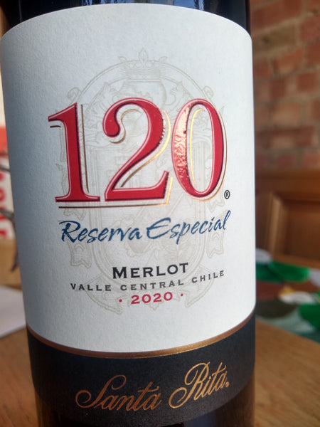 Santa Rita 120 Reserva Especial. Merlot (Red wine - Chile) 13%